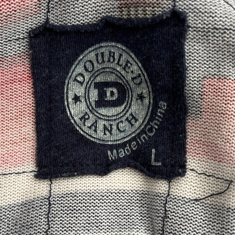 Double D Ranch Navy, Red & Cream Aztec Stripe Maxi Dress - Picture 8 of 8